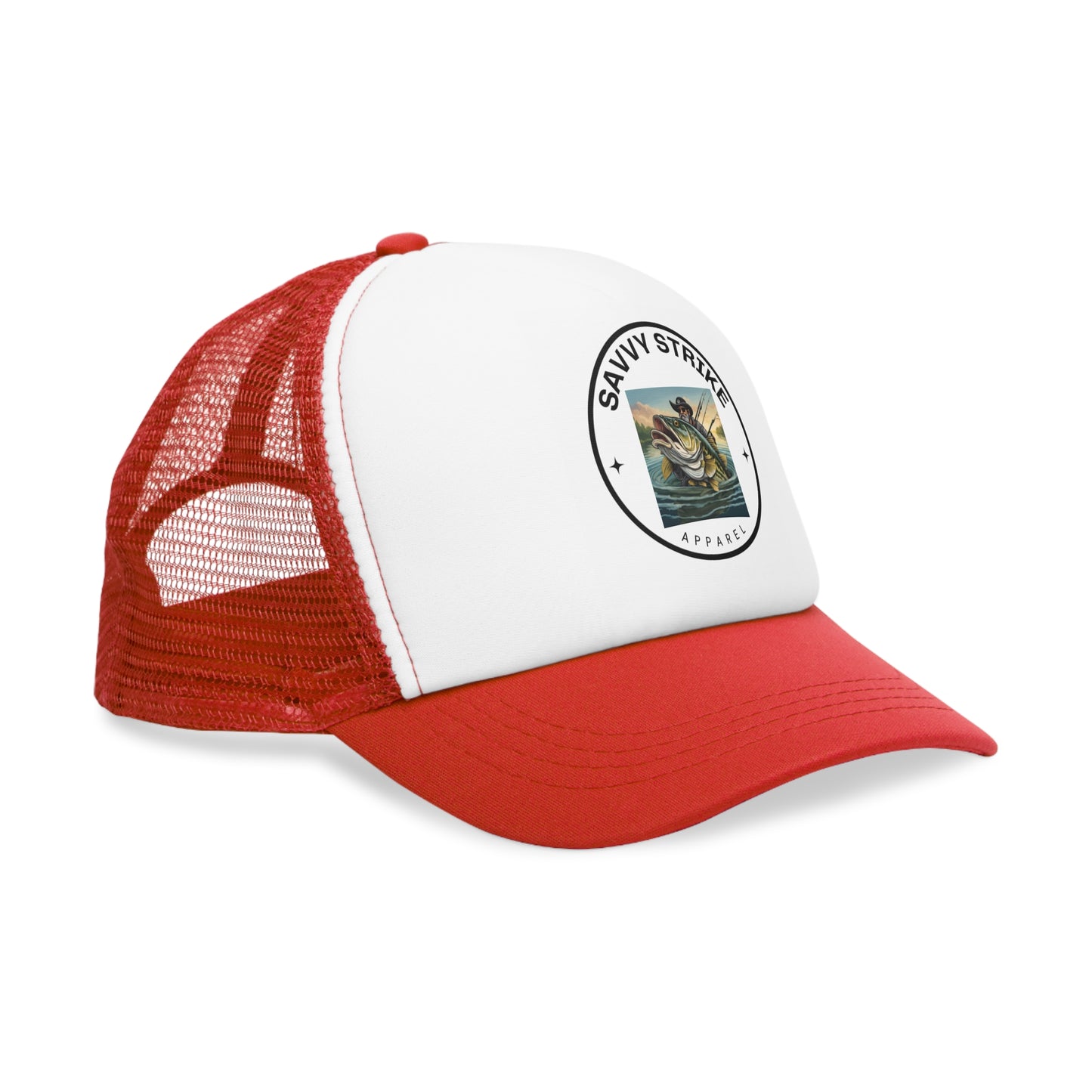 Savvy Strike Logo Mesh Trucker Hat