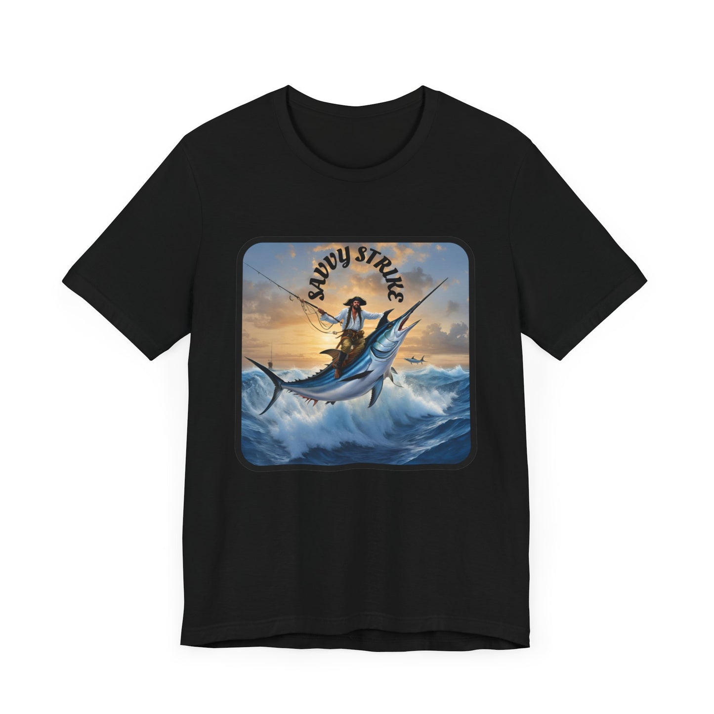 Savvy Strike Pirate/Marlin Short Sleeve Tee