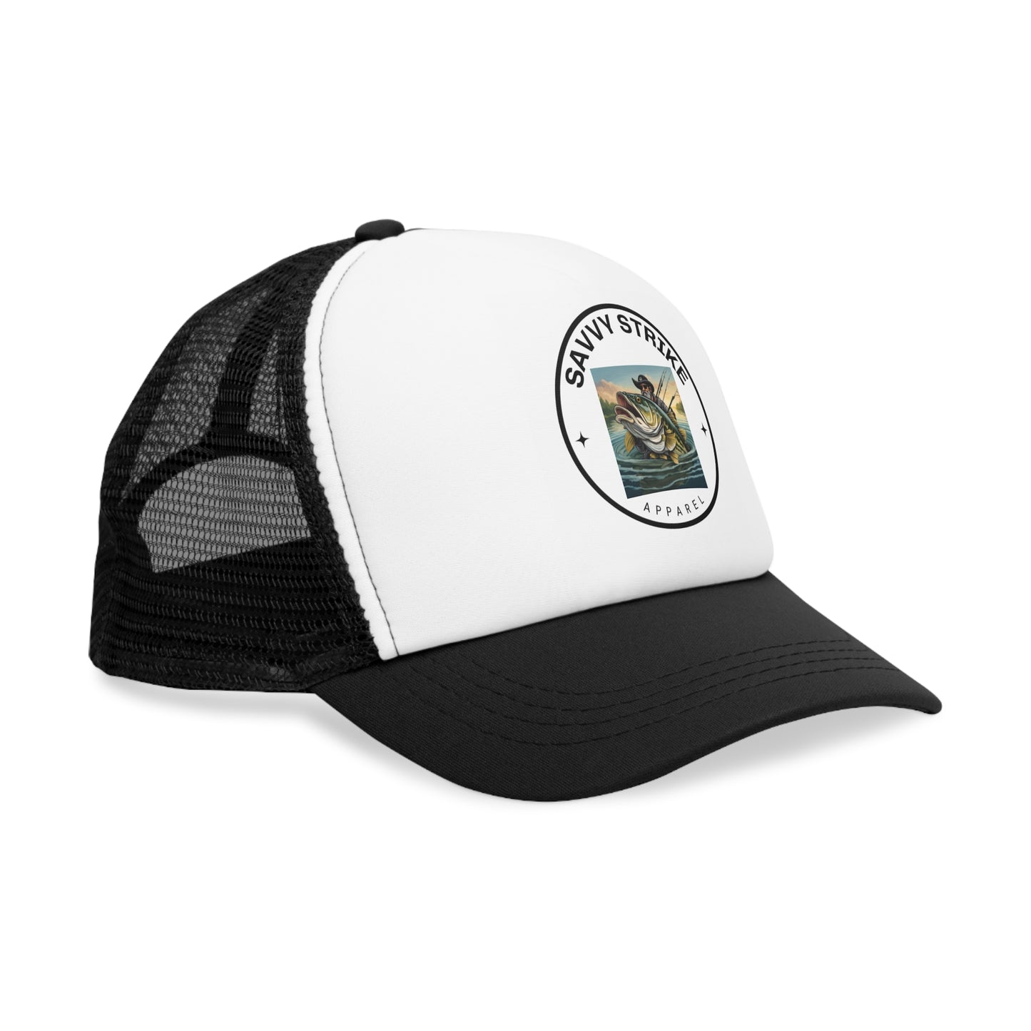 Savvy Strike Logo Mesh Trucker Hat