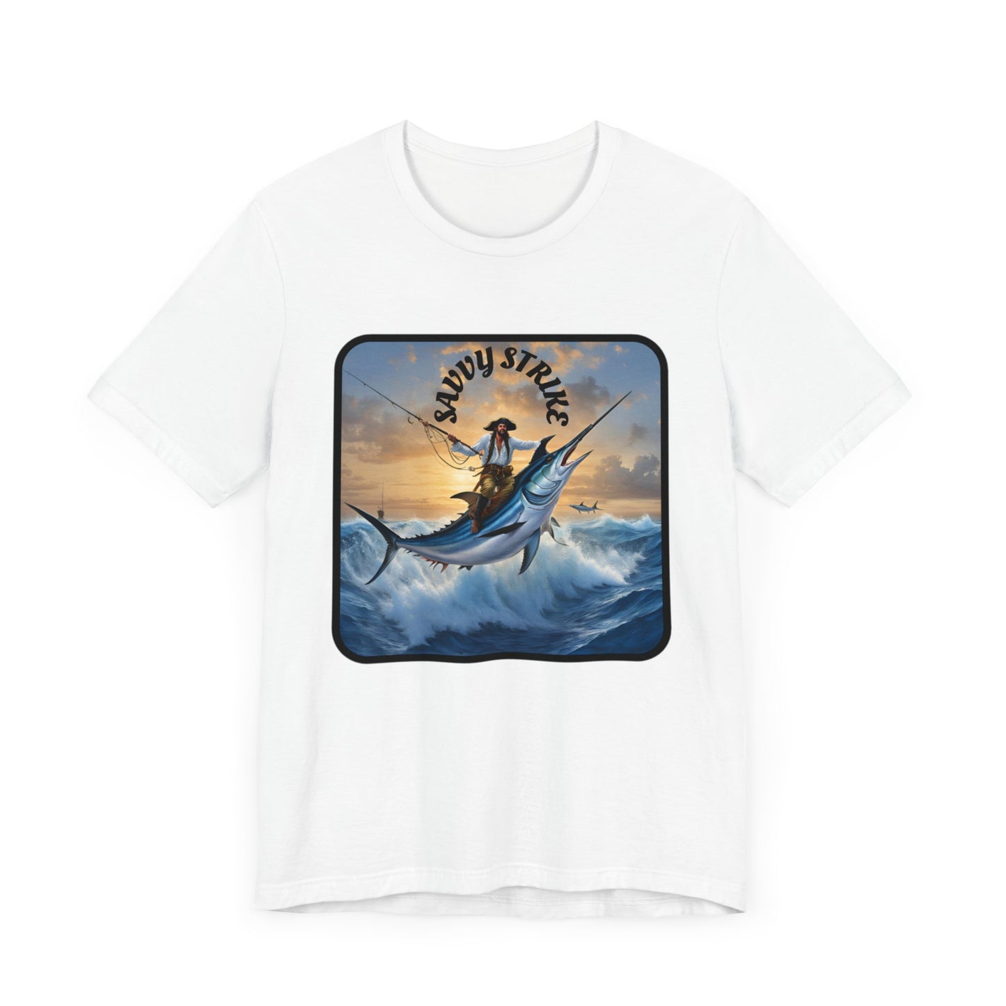 Savvy Strike Pirate/Marlin Short Sleeve Tee